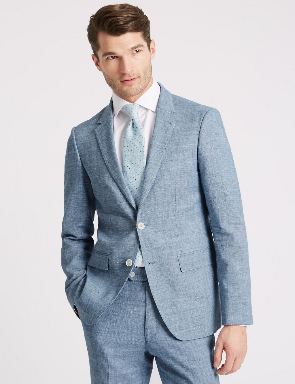 Linen Miracle Slim Fit Textured Jacket 7 of 8