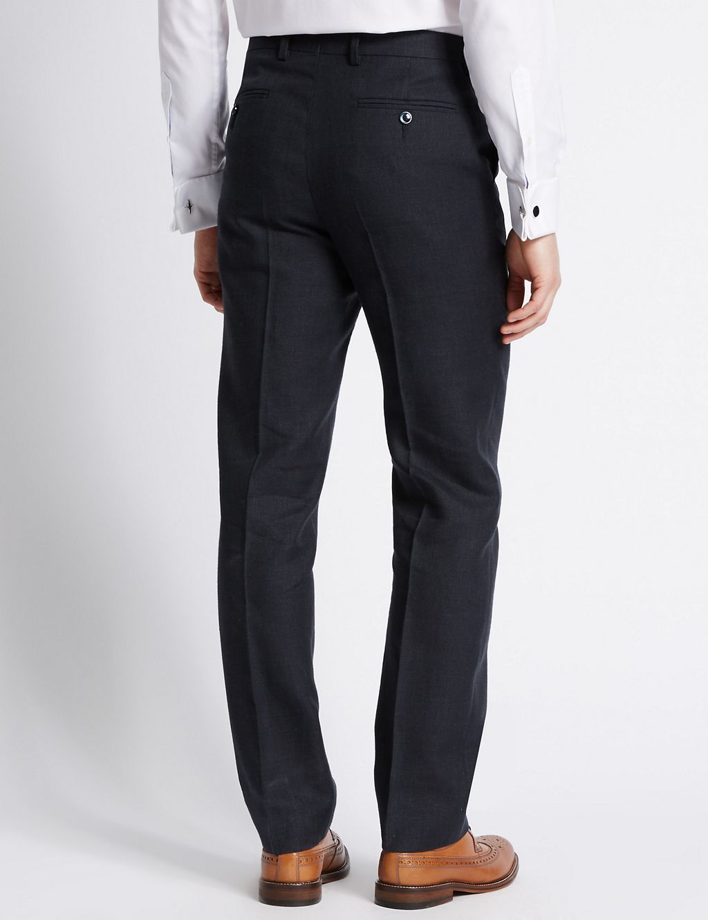 Linen Miracle Tailored Fit Trouser 2 of 4