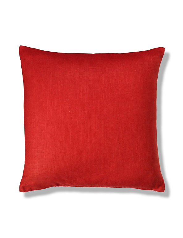 Linen Mix Cushion Image 1 of 2