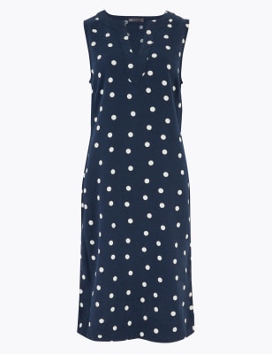 m&s linen dresses