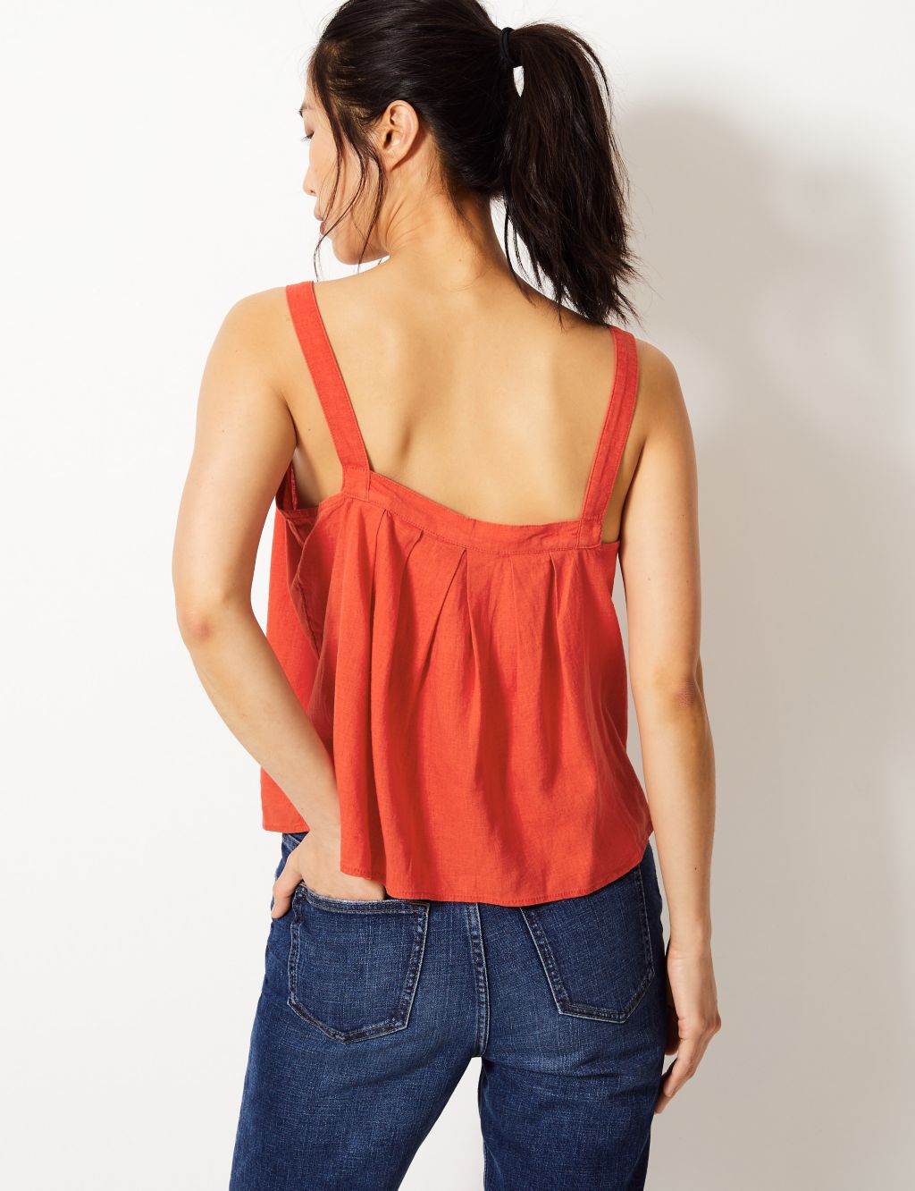 Linen Rich Camisole Top 4 of 4