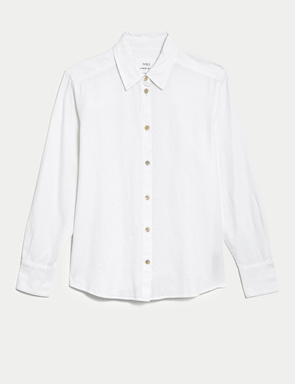 Linen Rich Collared Shirt | M&S Collection | M&S