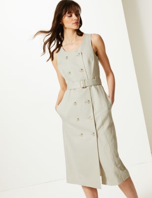 marks and spencer linen summer dresses