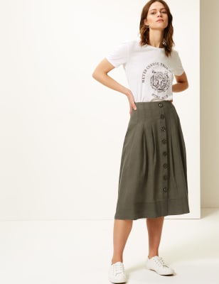 m&s midi skirt