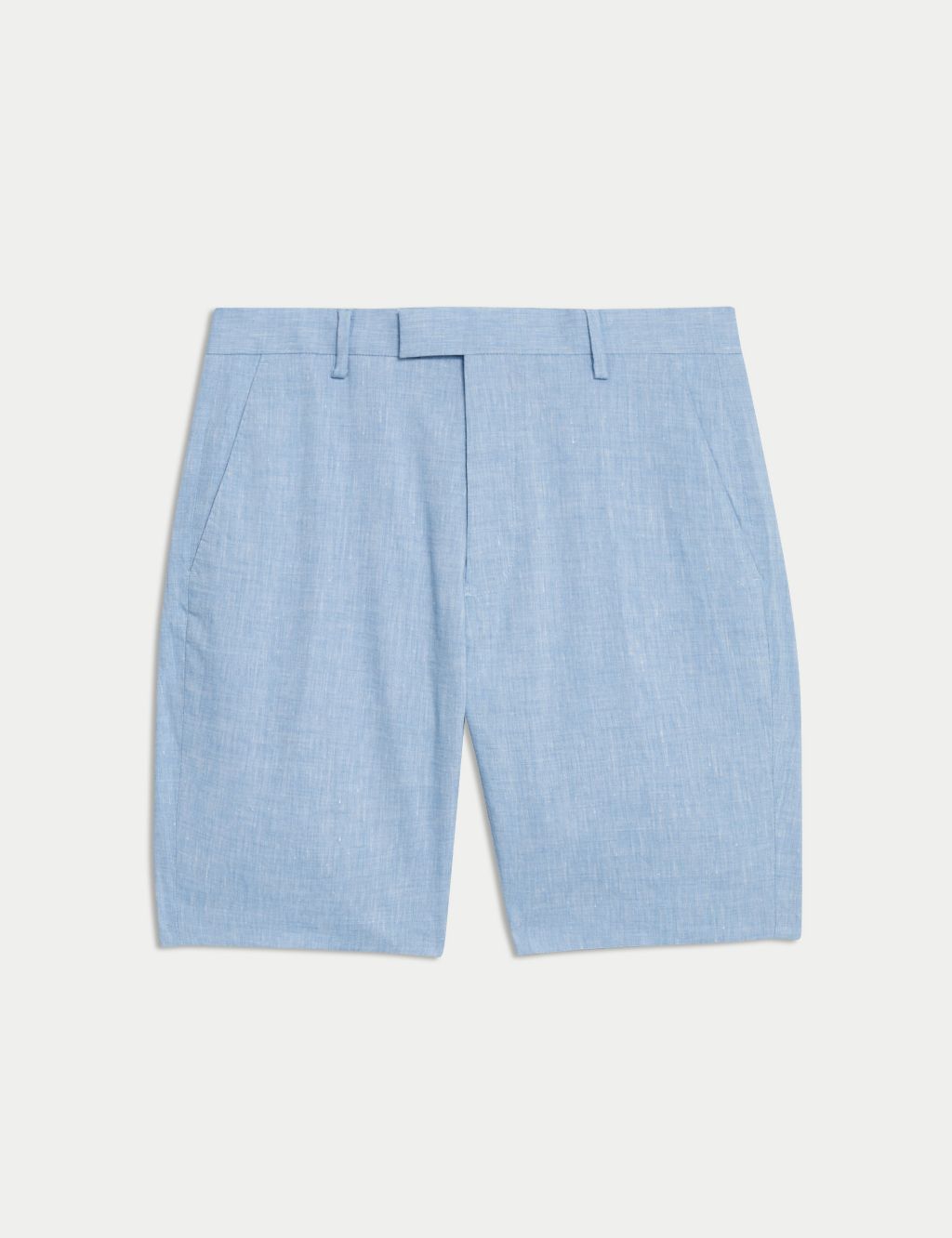 Linen Rich Flat Front Shorts 1 of 6
