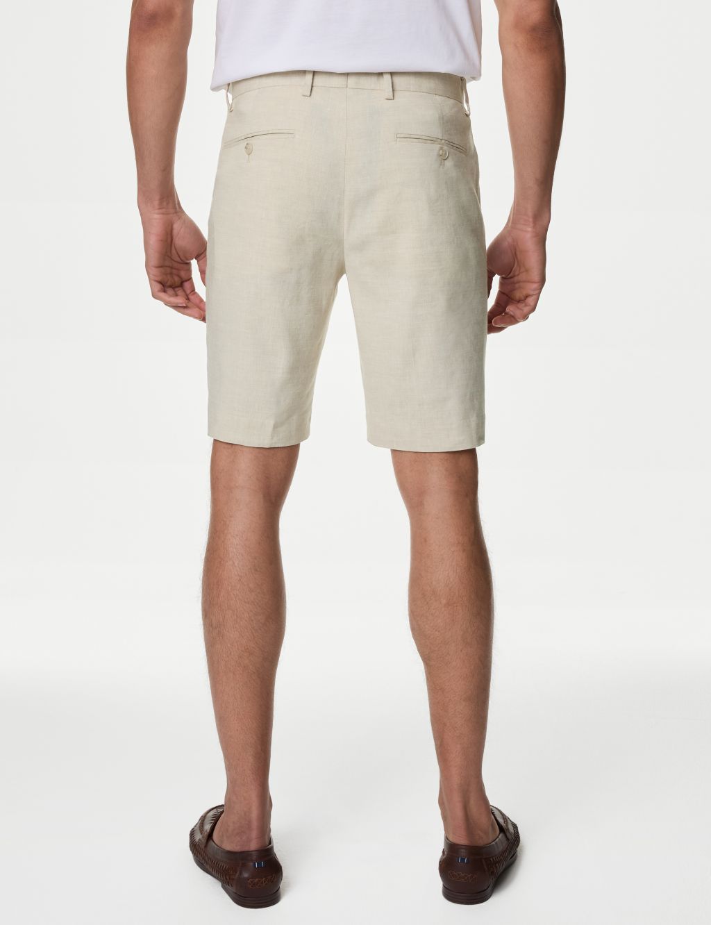 Linen Rich Flat Front Shorts 7 of 7