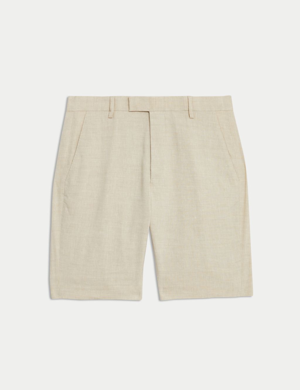 Linen Rich Flat Front Shorts 1 of 7