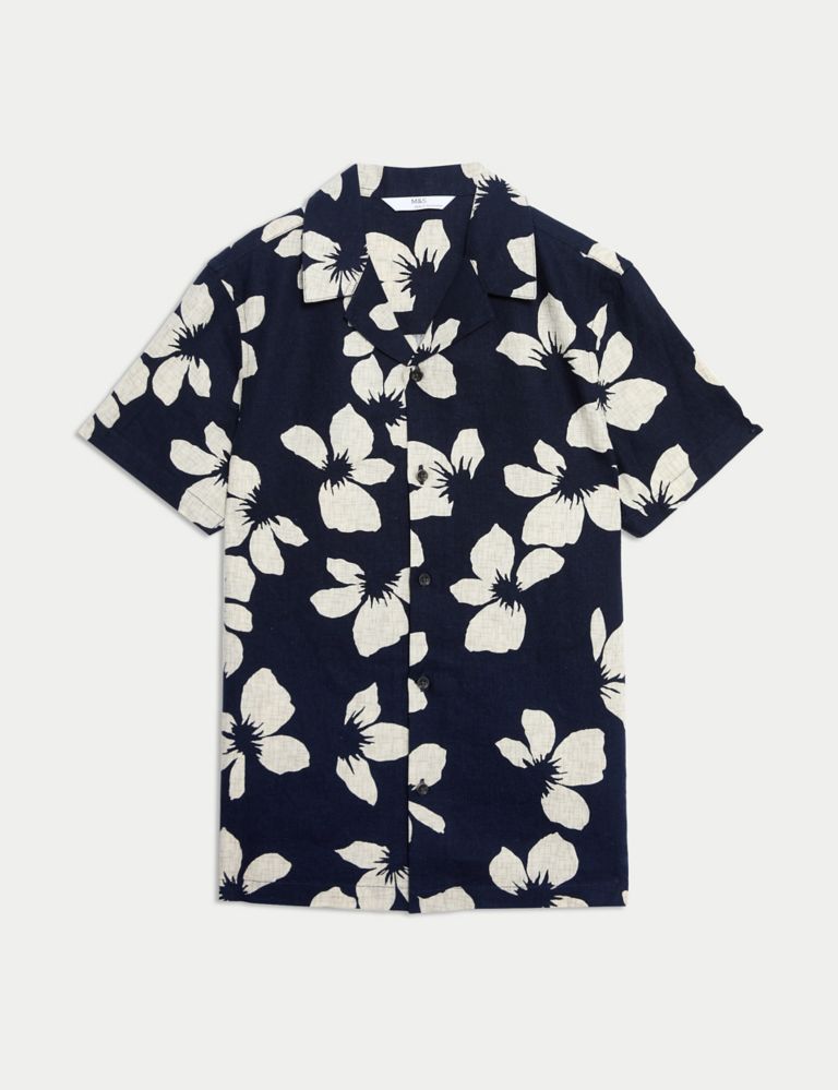 Linen Rich Floral Mini Me Shirt (6-16 Yrs) 2 of 6