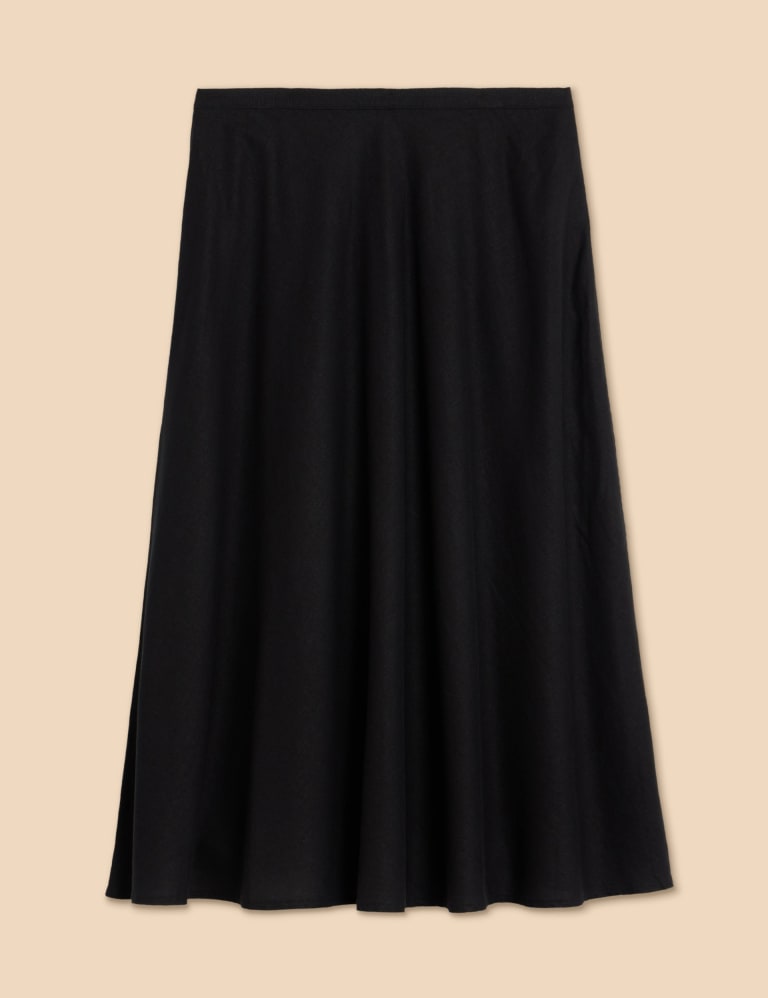 Linen skirt m&s hot sale