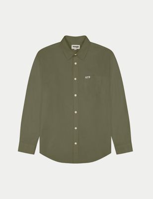 Linen Rich Oxford Shirt Image 2 of 5