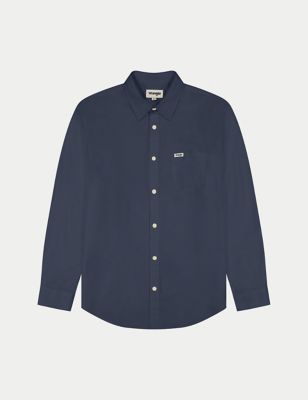 Linen Rich Oxford Shirt Image 2 of 5