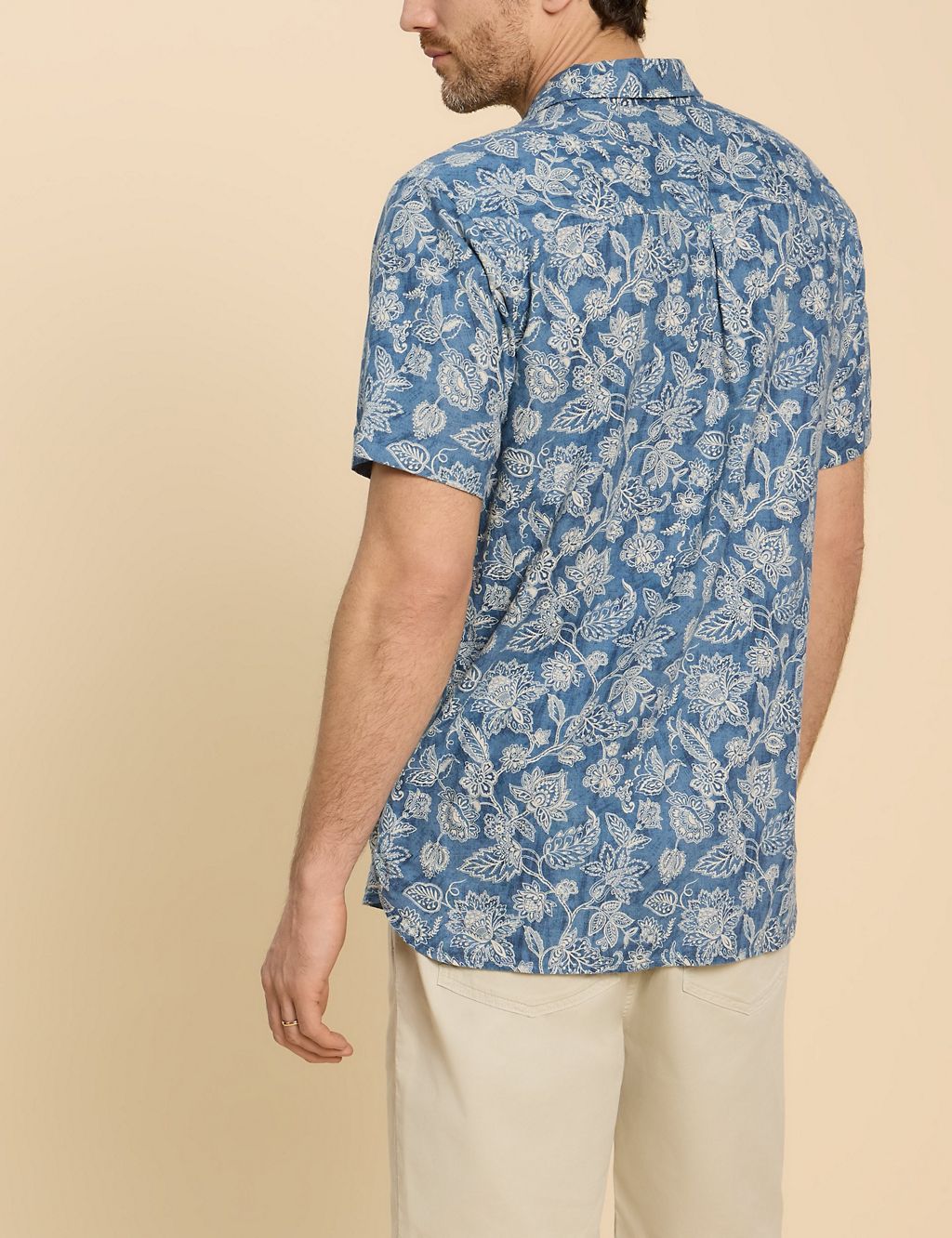 Linen Rich Paisley Floral Shirt 4 of 6