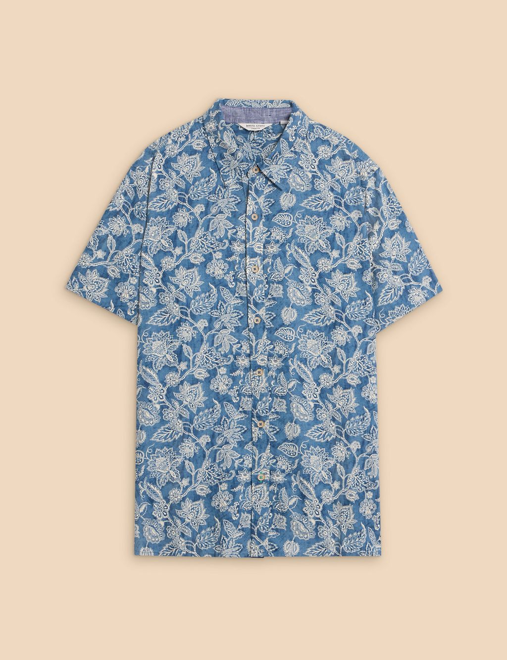 Linen Rich Paisley Floral Shirt 1 of 6