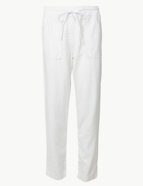Linen Rich Peg Trousers Image 2 of 5