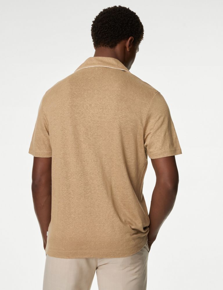 Linen Rich Polo Shirt 5 of 6