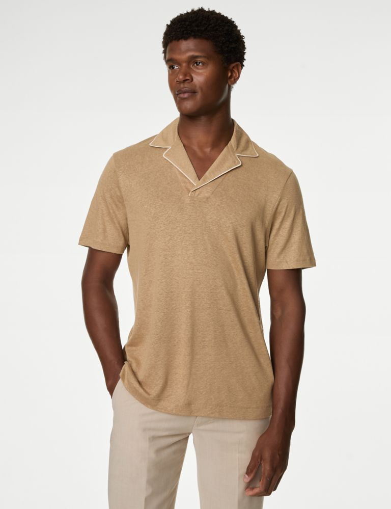 Linen Rich Polo Shirt 6 of 6