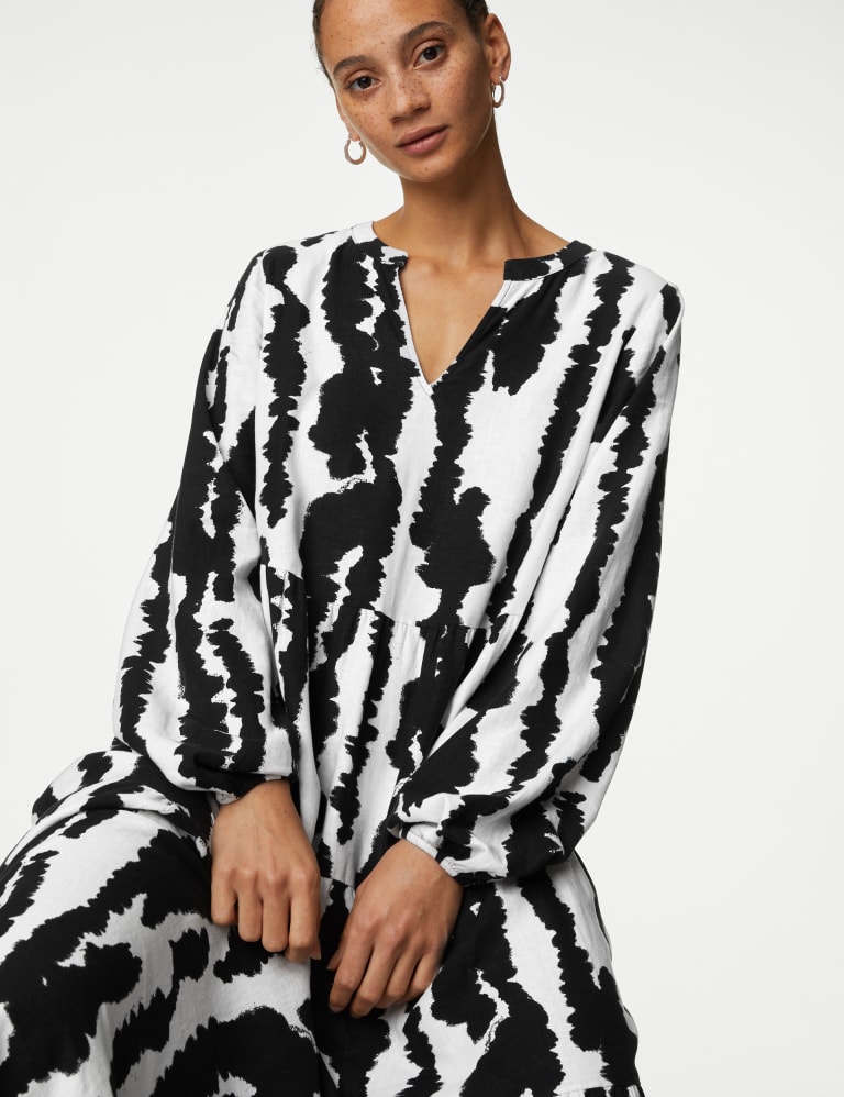 M&s black and white dress new arrivals