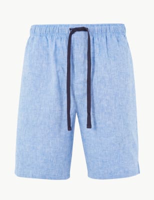 marks and spencer mens pyjama shorts