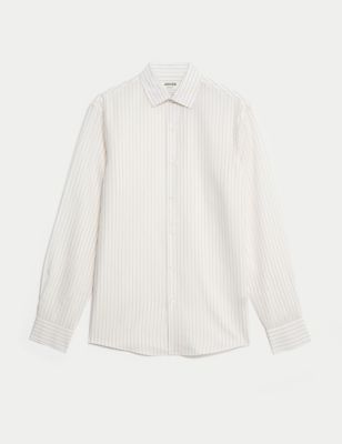 Linen Rich Regular Fit Shirt Image 2 of 9