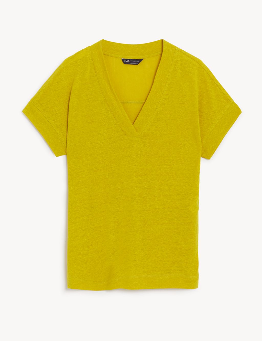 Linen Rich Regular Fit T-Shirt 1 of 5
