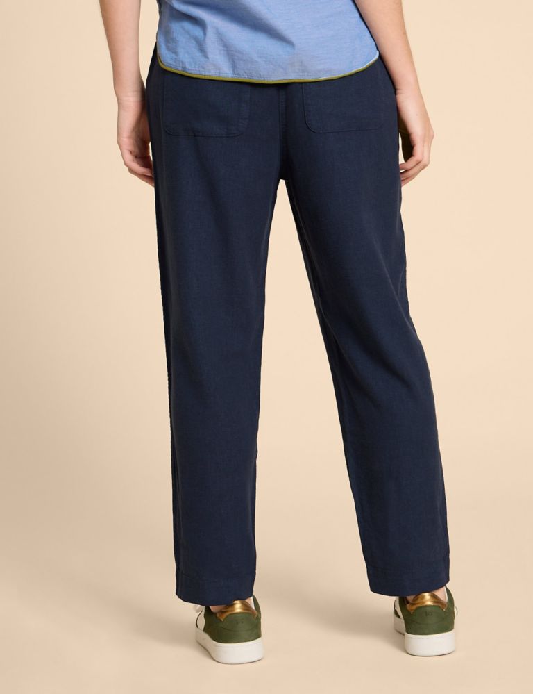 Linen Rich Relaxed Trousers 4 of 6