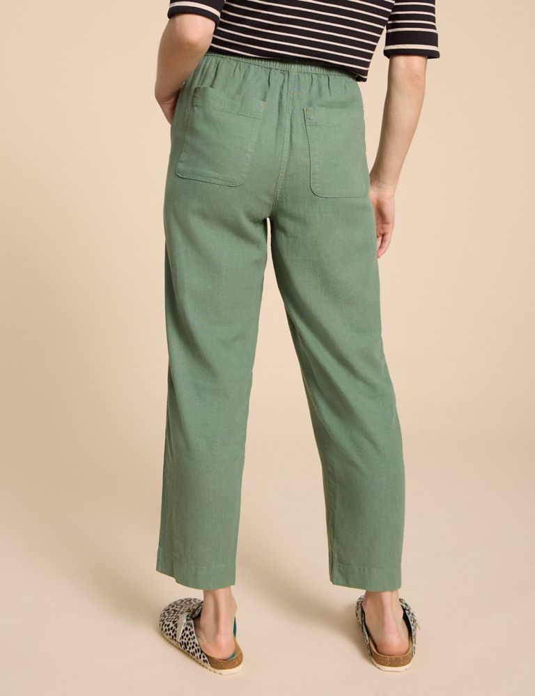 Linen Rich Relaxed Trousers 3 of 4