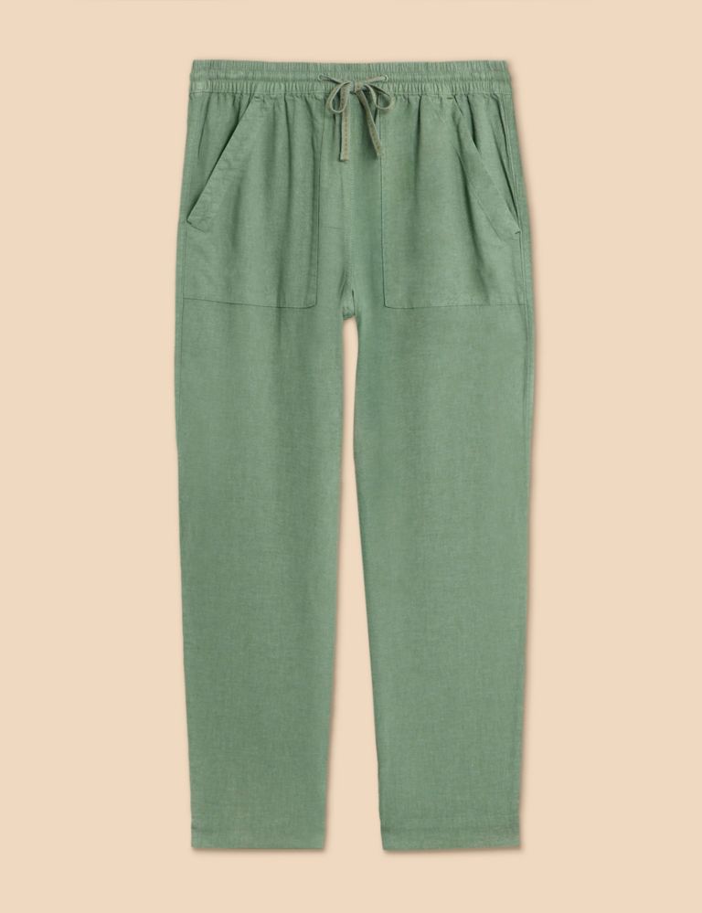 Linen Rich Relaxed Trousers 2 of 4
