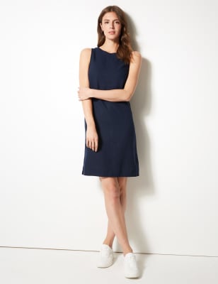 Marks and outlet spencers navy dress