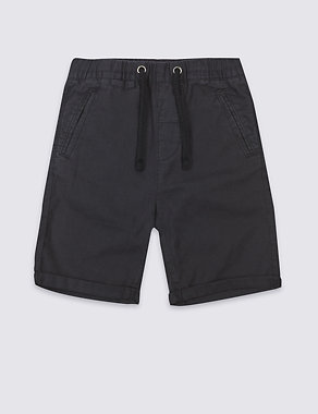 Linen Rich Shorts (3-14 Years) Image 2 of 4