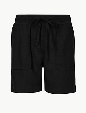 Linen Rich Shorts Image 2 of 4