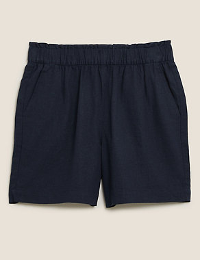 Linen Rich Shorts Image 2 of 5