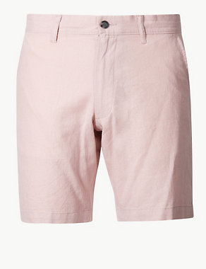 Linen Rich Shorts Image 2 of 4