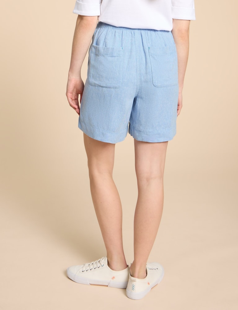 White stuff linen shorts top