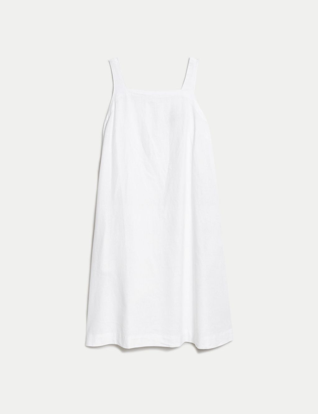 Linen Rich Square Neck Mini Shift Dress | M&S Collection | M&S