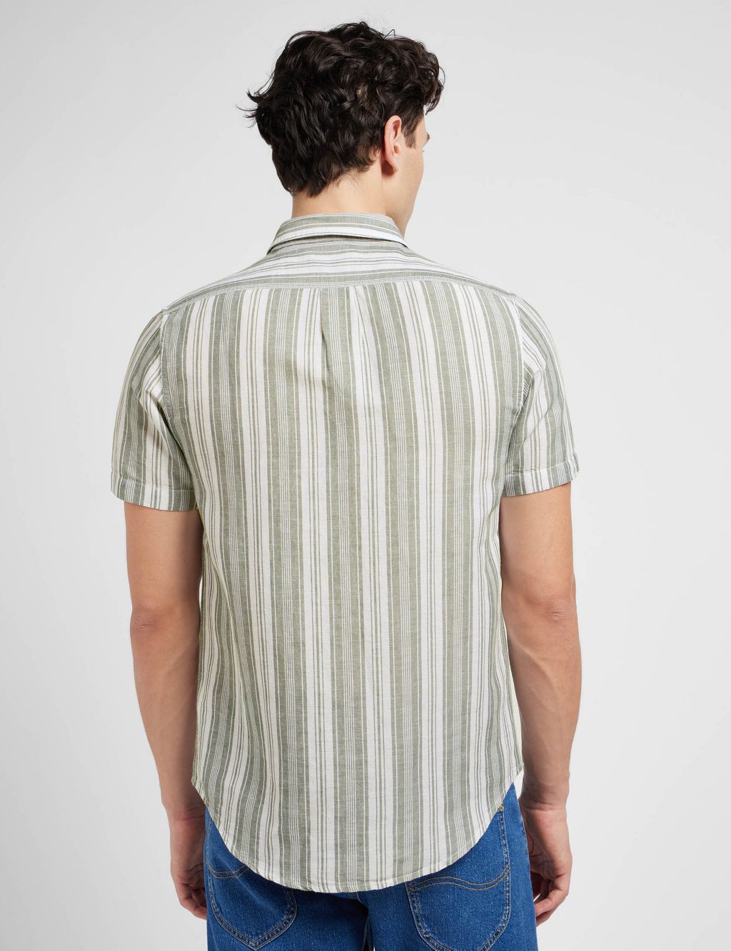 Linen Rich Striped Shirt 4 of 6