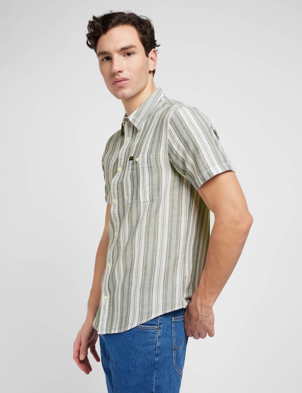 Linen Rich Striped Shirt 5 of 6