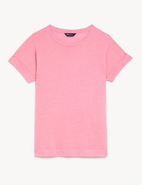 Linen Rich T-Shirt Image 2 of 5