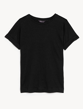 Linen Rich T-Shirt Image 2 of 6