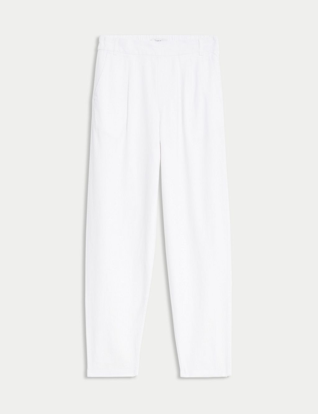 Linen Rich Tapered Trousers 1 of 5