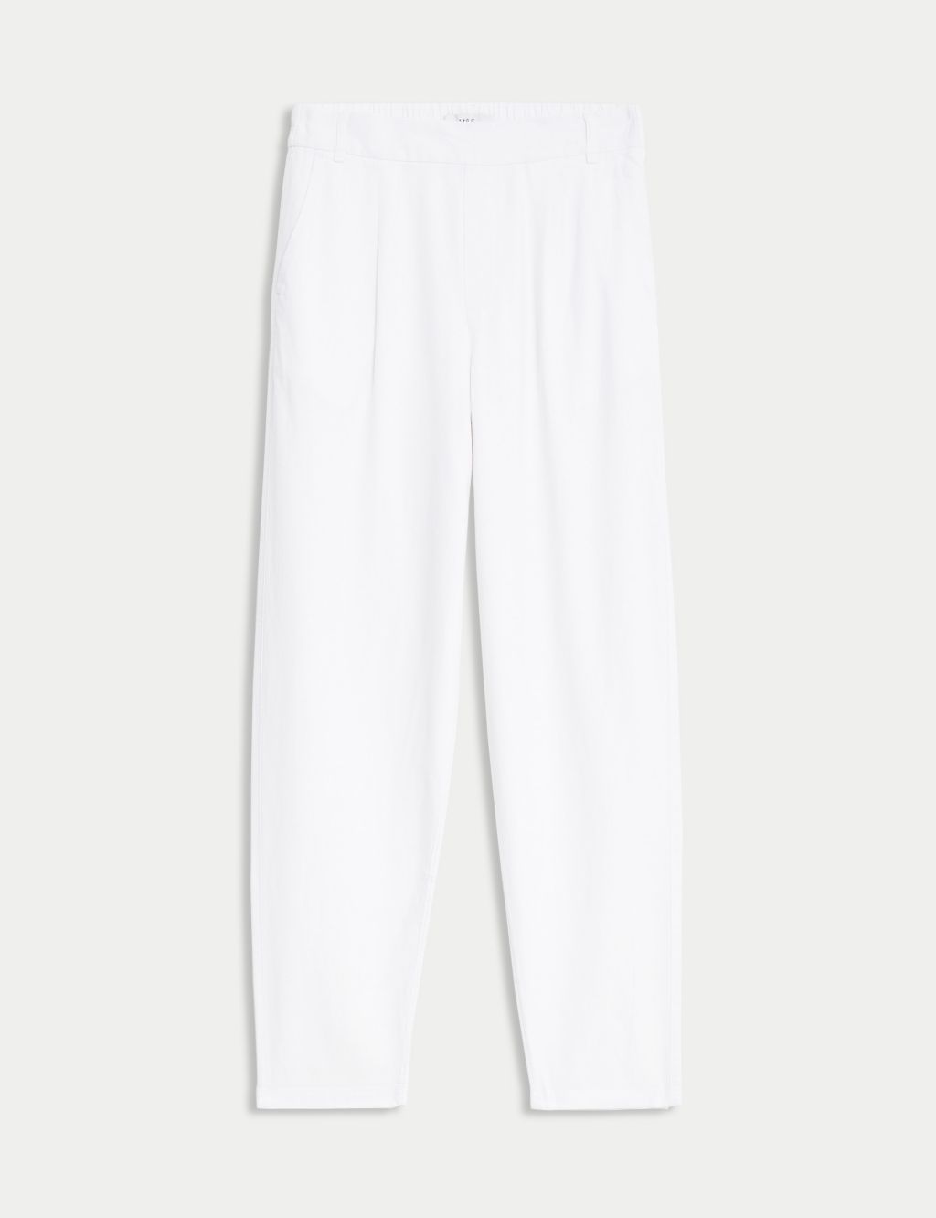 Linen Rich Tapered Trousers 1 of 5