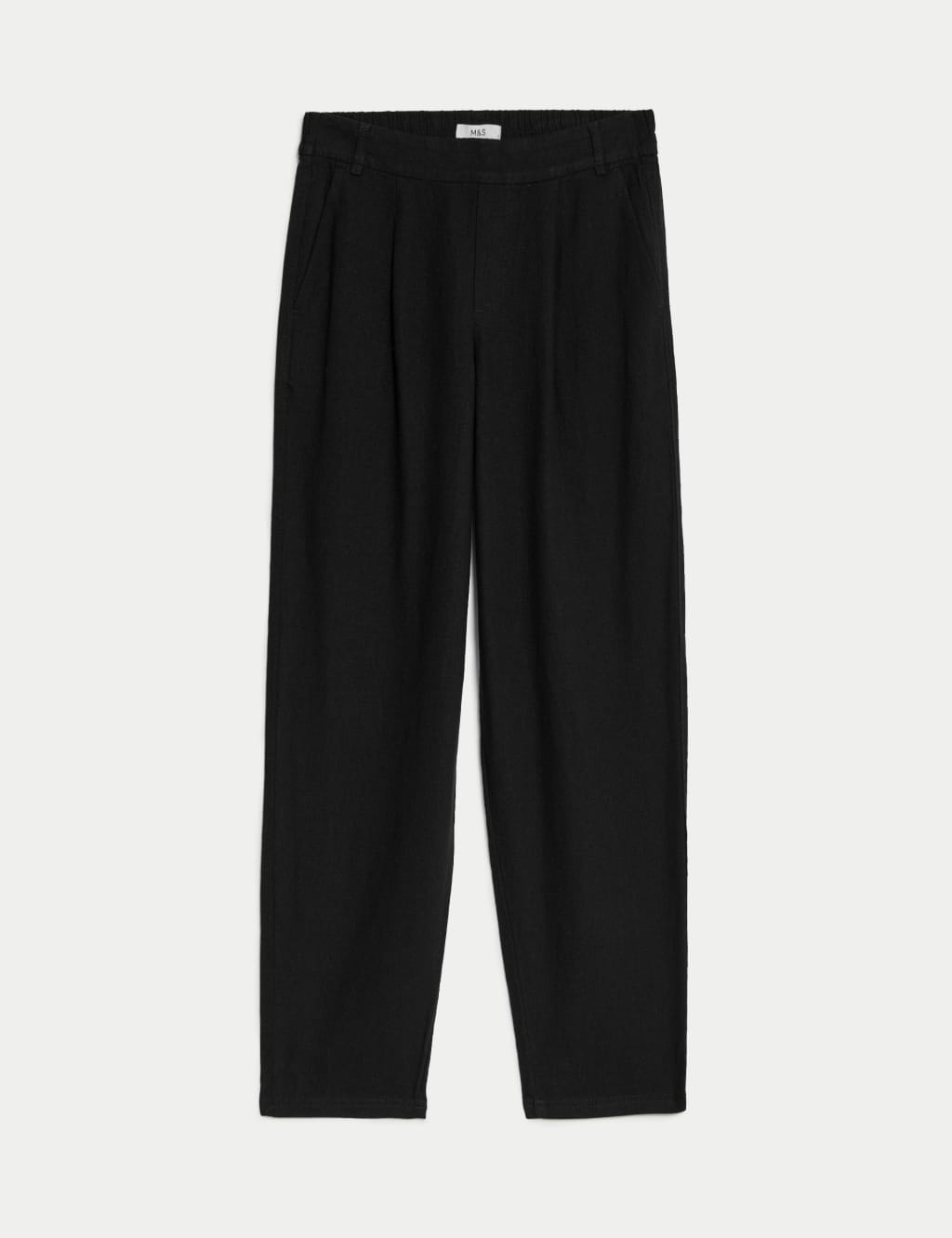 Linen Rich Tapered Trousers 1 of 5