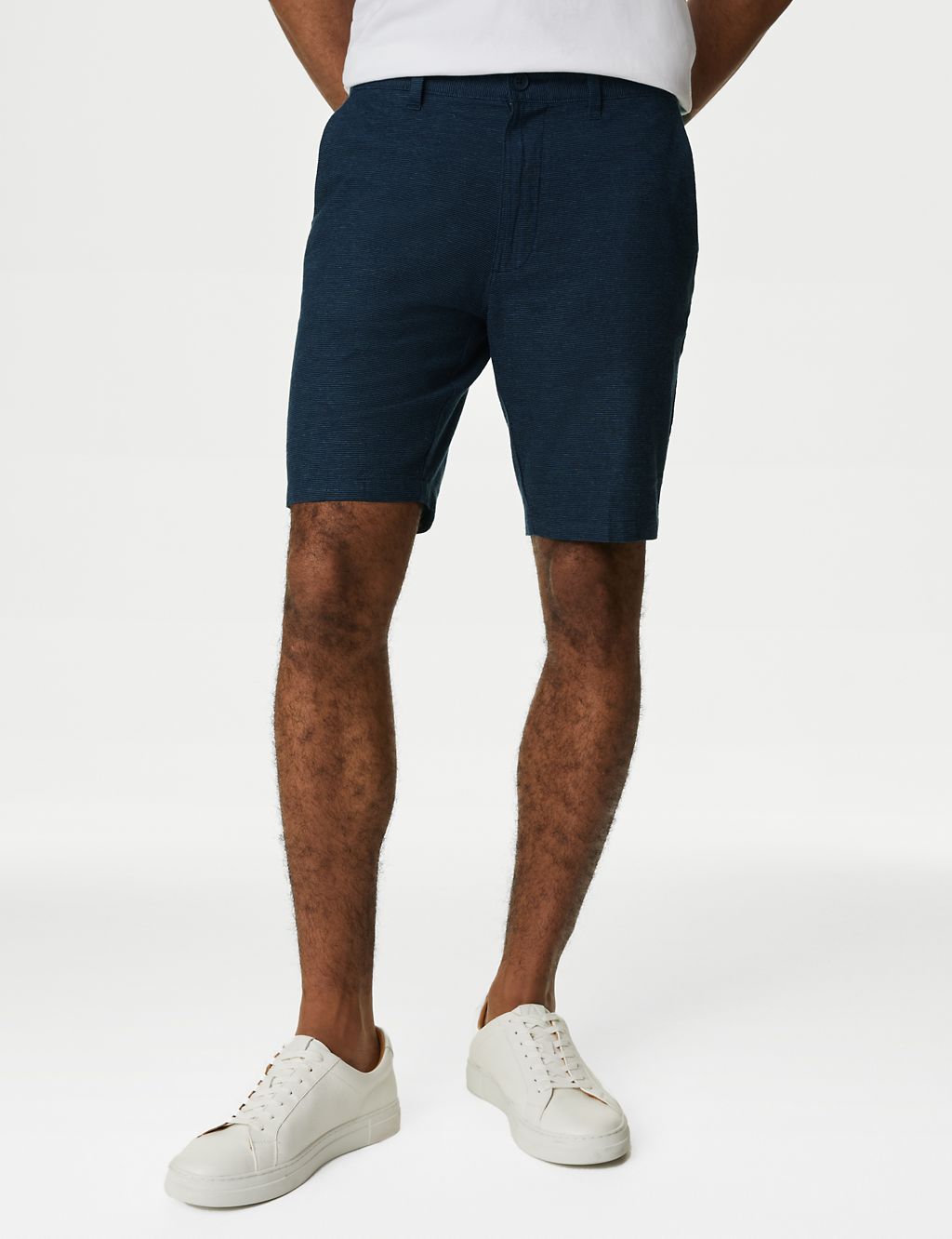 Linen Rich Textured Chino Shorts 7 of 7