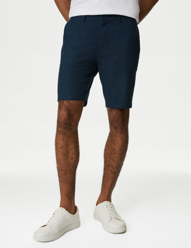 Linen Rich Textured Chino Shorts 5 of 7