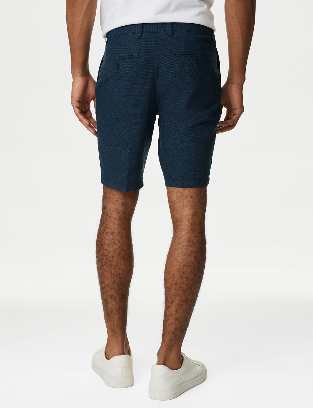Linen Rich Textured Chino Shorts 5 of 7