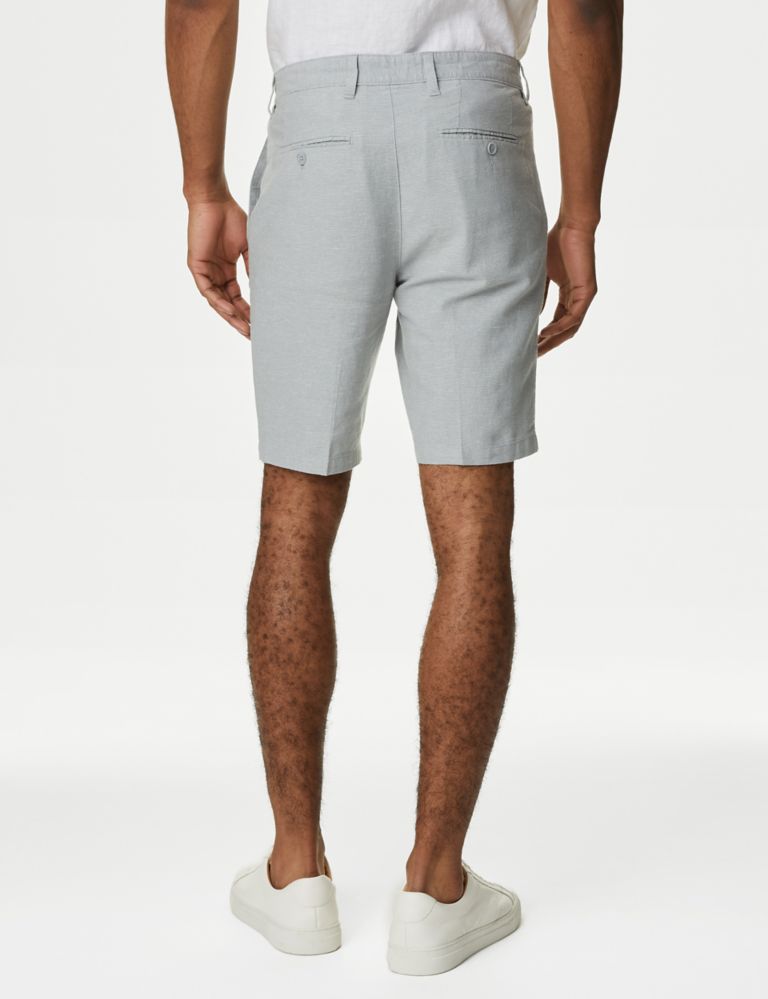 Linen Rich Textured Chino Shorts 6 of 6