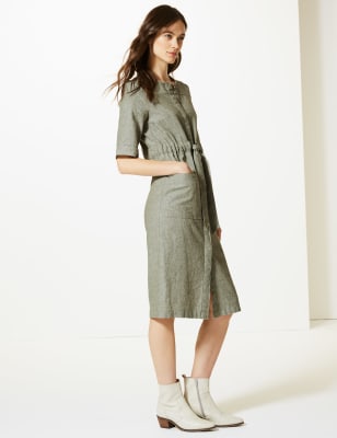 M&s clearance linen dresses