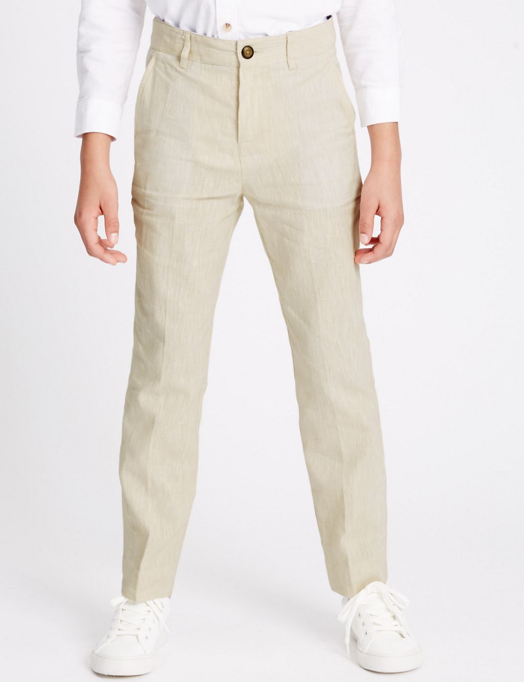 Linen Rich Trousers (3-14 Years) 2 of 7