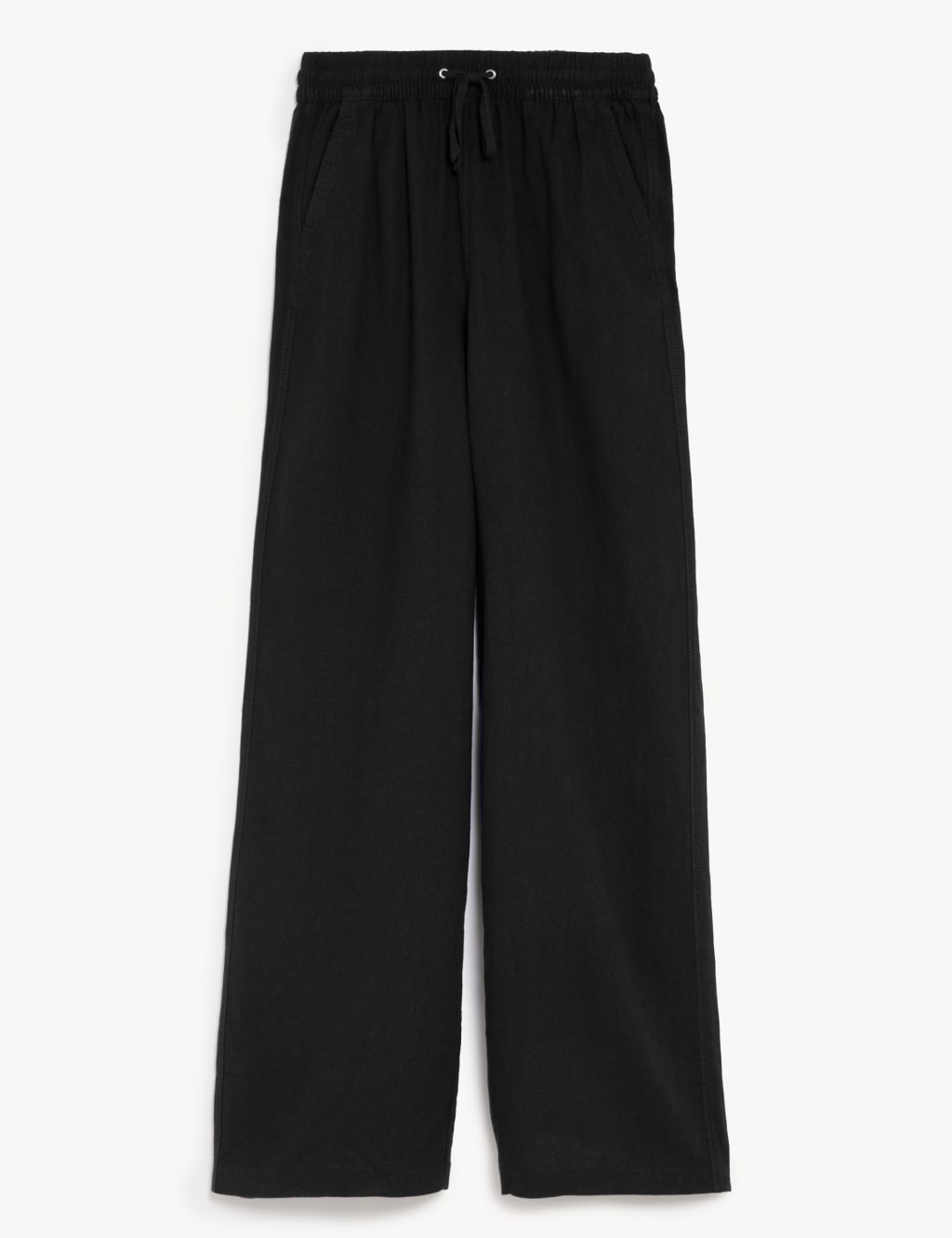 Linen Rich Wide Leg Trousers M&S Collection M&S