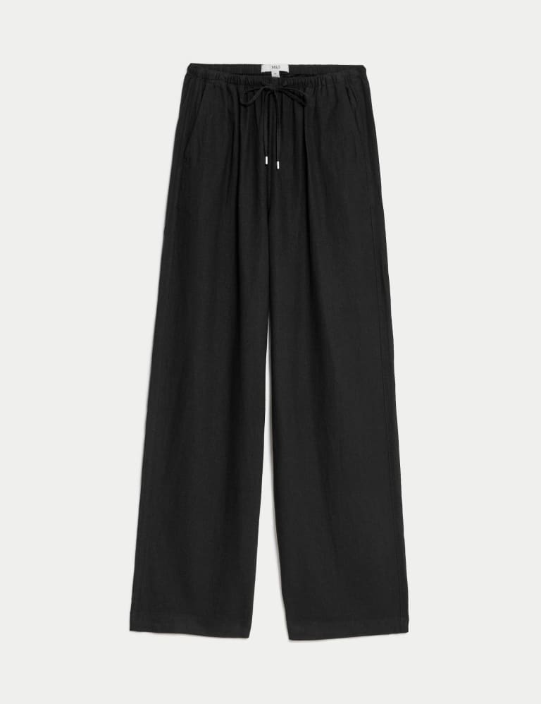 Linen discount trousers m&s