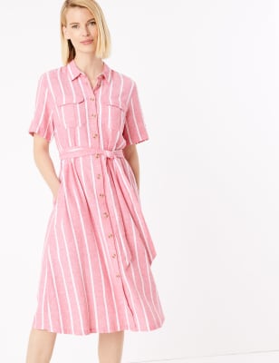 Marks and spencer dresses hot sale linen